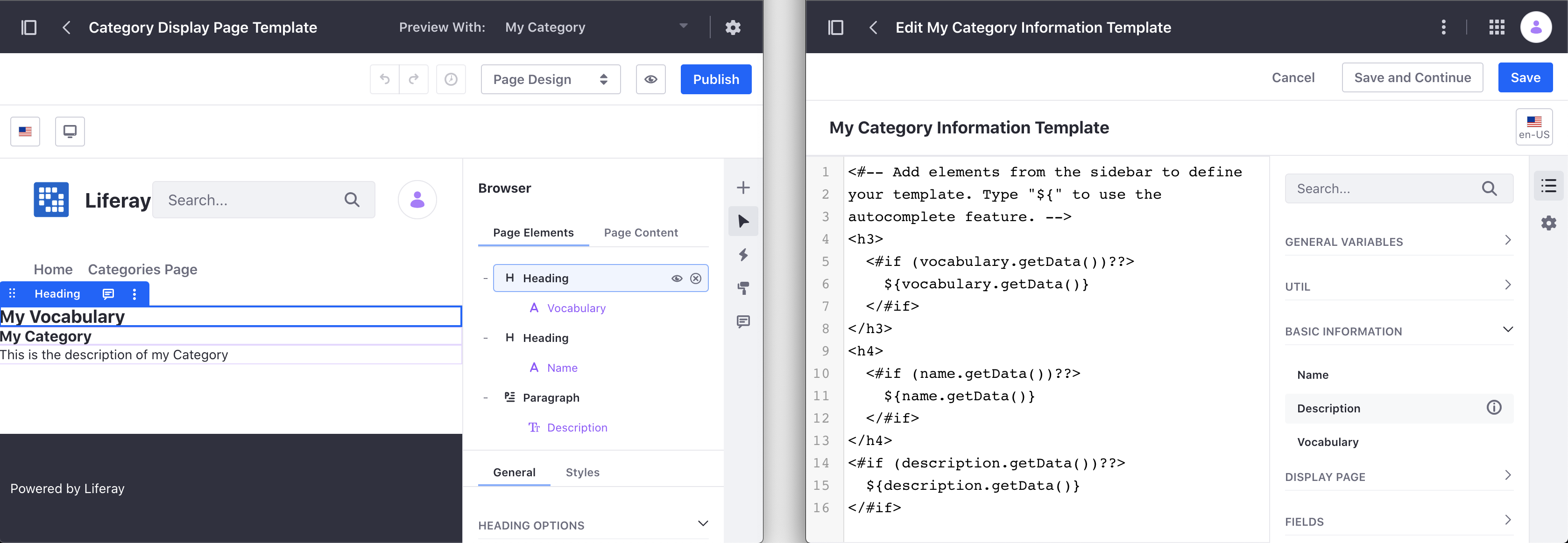 DPTs vs Information Templates